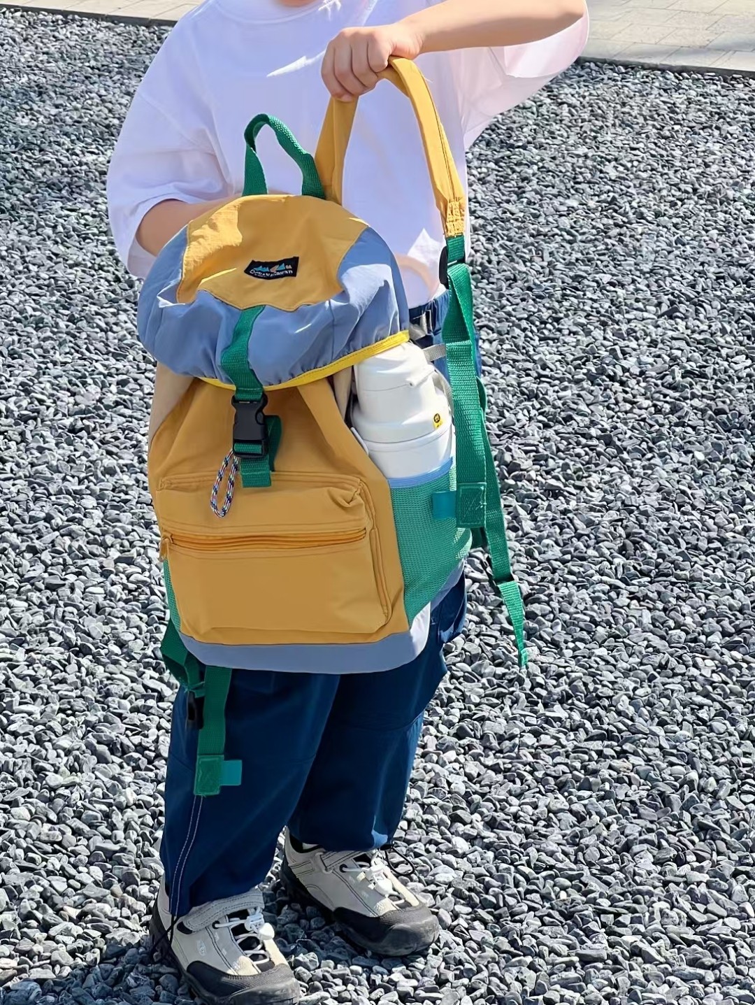 mama studio日系儿童撞色拼接背包有胸扣两侧水壶袋翻盖双肩书包,童装/婴儿装/亲子装,儿童双肩包,淘宝优惠券,粉丝福利购,淘宝优惠卷