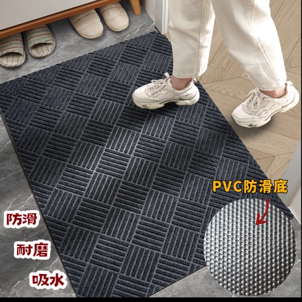 豪宅入户门地垫酒店商场户外地毯家用大门口脚垫防滑耐磨地垫加厚