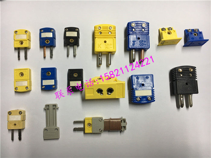 美国原装OMEJ/T/K型热电偶公母插头连接器SMPW-K-M/F测温