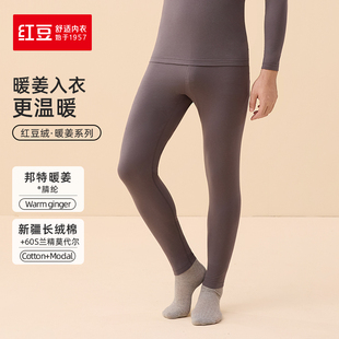 红豆秋裤男 男士打底裤子薄款修身 2025新款衬裤保暖裤 5N129