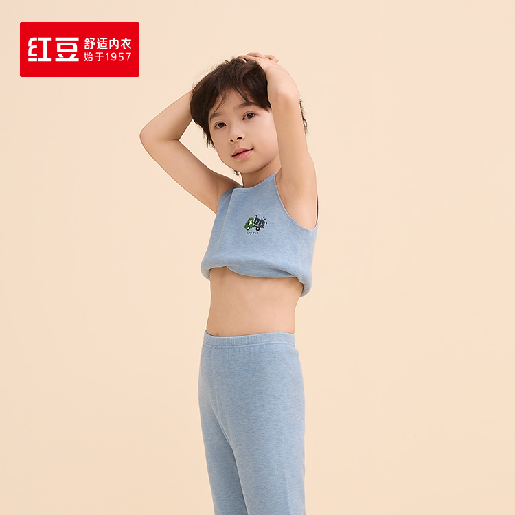 【单条裤子红豆男童保暖裤5N327