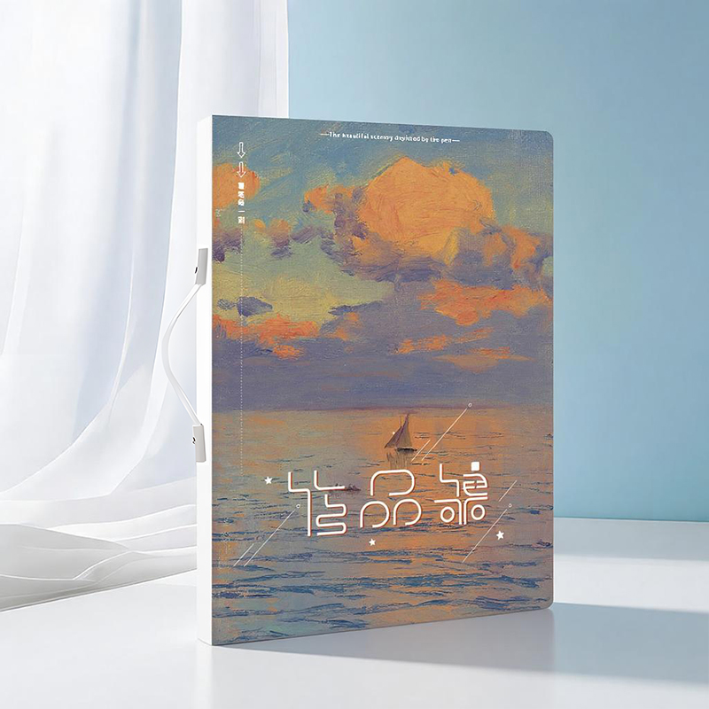 4K画册手提作品集插袋海报美术A3相册收纳册A4素描绘画收集册定制