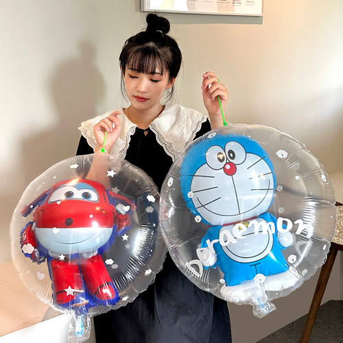 新款卡通儿童弹力波波球