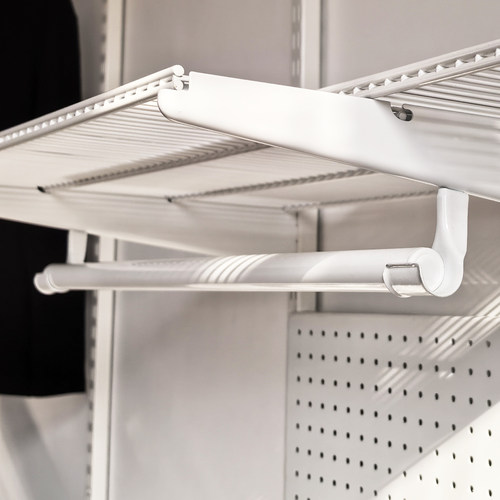 上墙置物架步入式金属衣柜配件挂衣杆800库