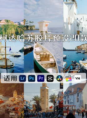 柯达LR胶片预设X5哈苏扫描仪配置5207蓝调PS滤镜5219电影胶卷预设