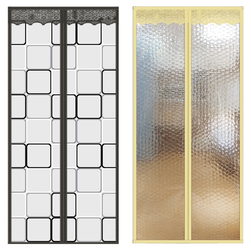 加厚门帘子冬季农村卧室家用防风防寒保暖厨房防油烟蚊隔断帘透明