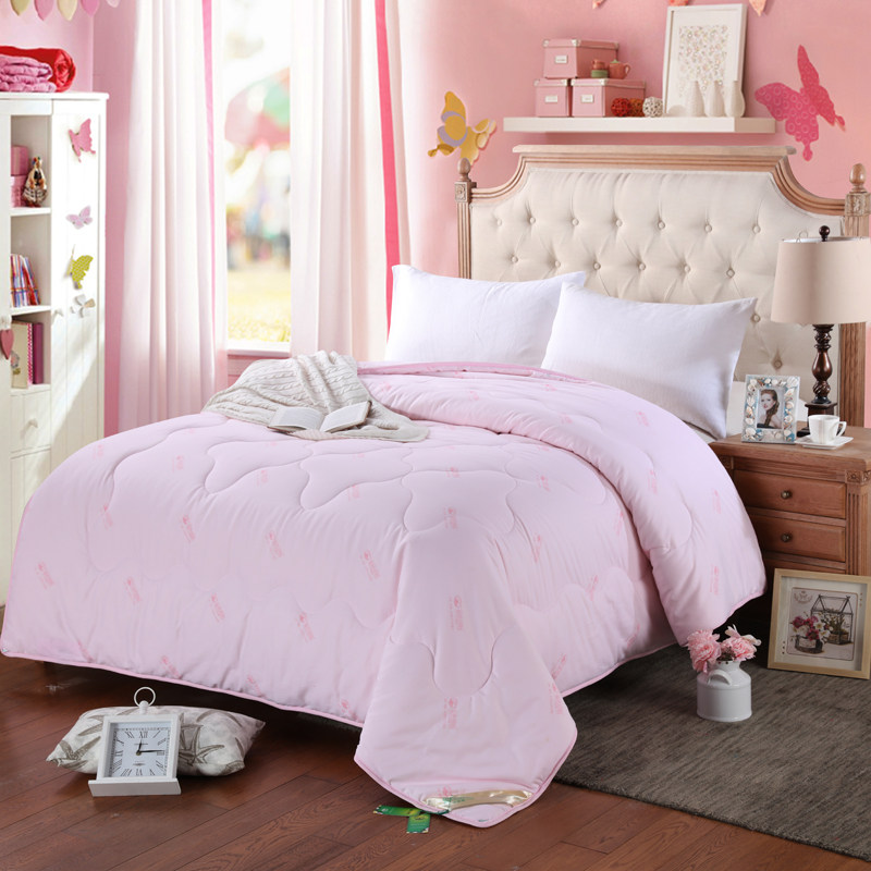 金色胡杨绗缝被新疆包布棉被芯长绒棉花被冬被春秋被厚被子褥子