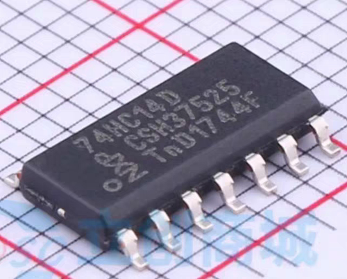 全新原装进口 74HC14D 逻辑芯片 非门 CMOS 施密特触发 贴片SOP14
