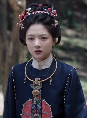任敏同款项圈 良陈美景【岁安长命锁】招财项圈铜镀真金汉服配饰