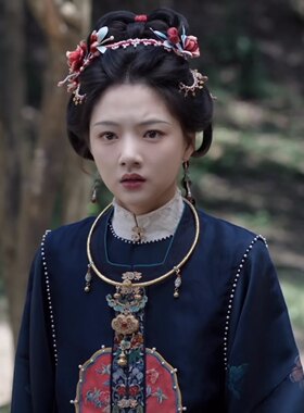 任敏同款项圈 良陈美景【岁安长命锁】招财项圈铜镀真金汉服配饰