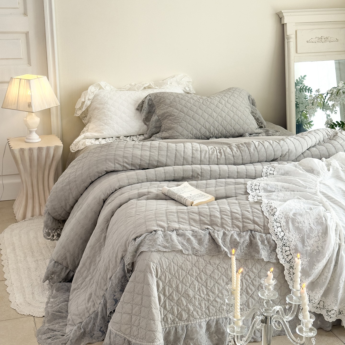 高端全棉纯棉床盖四件套