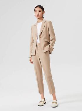 OVV2025春季新款时尚百搭高腰显瘦直筒裤女休闲阔腿长裤子