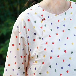 有叙新中式全棉印花复古书卷气斜襟右衽短衫上衣【十方花色集】