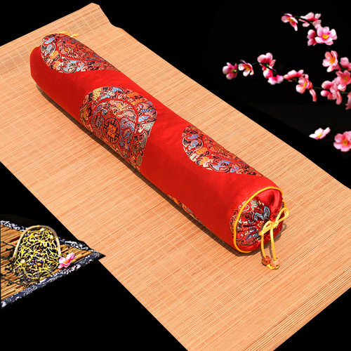 锦缎糖果荞麦壳决明子护颈颈椎枕