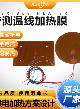 测温线PI膜发热片聚酰亚胺加热膜
