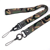 潮牌迷彩挂脖绳手机壳通用相机手腕绳U盘钥匙挂绳挂饰挂链男女款