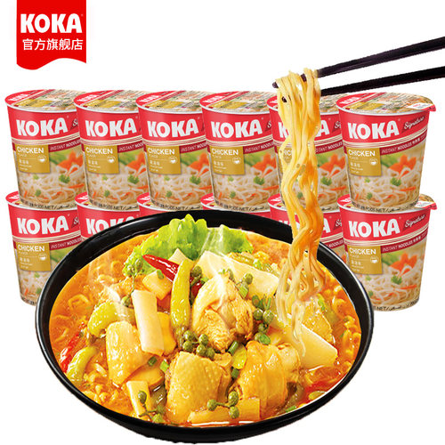 新加坡进口香菇koka素面