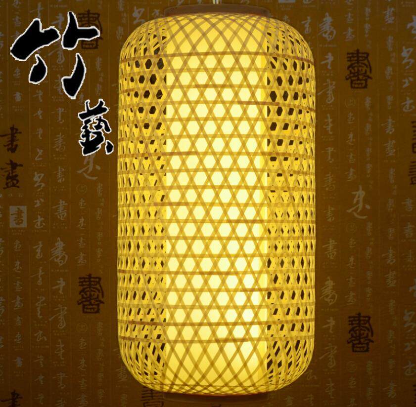 手工竹编灯罩/吊灯/灯具仿古