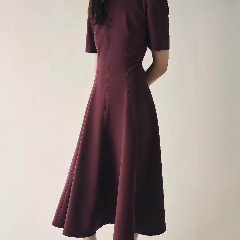 ZA外贸出口新品女装学院风波浪宽摆圆领迷笛鱼尾连衣裙 2648952,女装/女士精品,连衣裙,淘宝优惠券,粉丝福利购,淘宝优惠卷