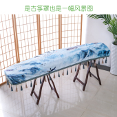 新中式 可定制 古筝防尘罩富春山居图古筝防尘盖布163165通用款