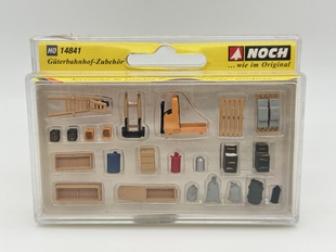 NOCH 微缩微距场景模型1:87HO微观小人道具 14841 农场搬运工具