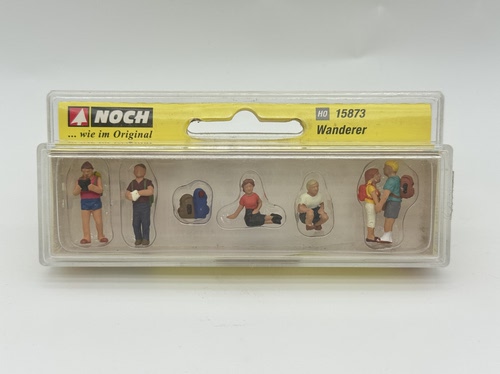 NOCH微缩微距场景模型187HO微观小人道具15873 旅行者徒步登山