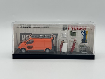 preiser小人微缩微距场景模型1:87HO微观小人道具33259汽车维修工