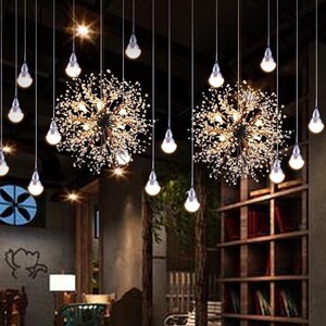 繁星点点星光吊灯北欧工业风LOFT简约创意组合吊灯咖啡店成套灯具