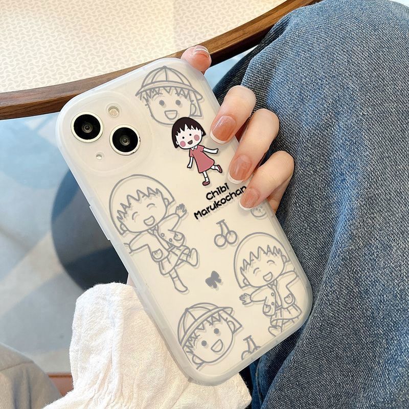小新樱桃小丸子可爱硅胶手机壳