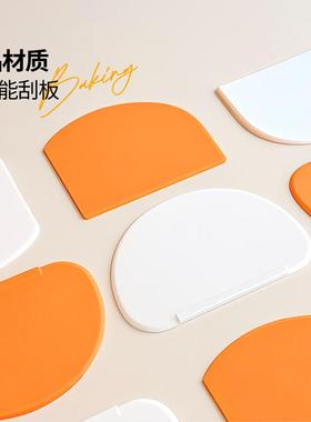 食品级切面刀软质塑料刮板蛋糕半圆奶油裱花神器肠粉刮刀烘焙工具