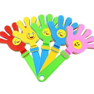 发光拍手器批发手拍拍拍手塑料手掌精品七彩发光拍手手拍掌拍手器