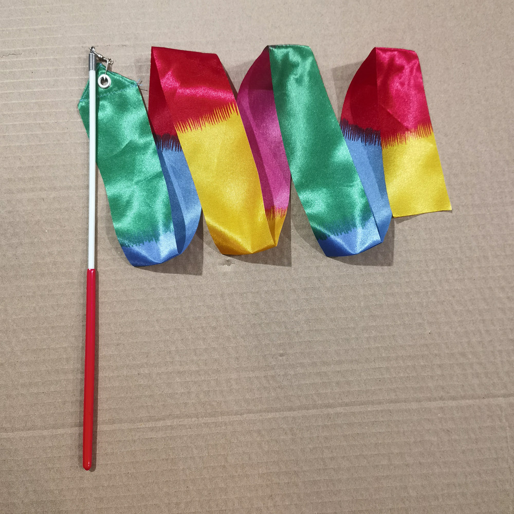 火焰段彩童跳舞丝带条彩带舞玩具