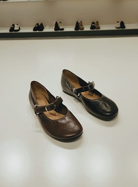 路贝佳女鞋2025秋季新款一字扣带玛丽珍鞋百搭单鞋L25675A-37