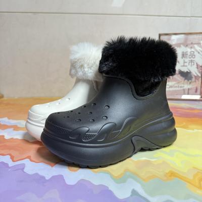 2024洞门秋冬防水防滑时尚雪地靴