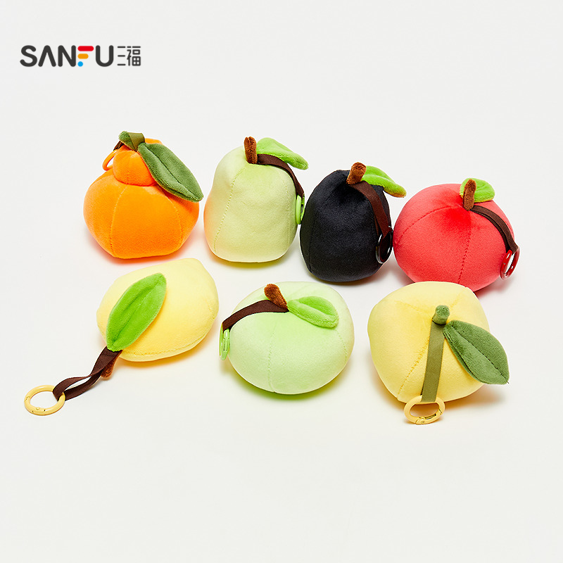 三福捏捏水果挂件装饰挂饰 趣味创意潮流挂包钥匙扣850450