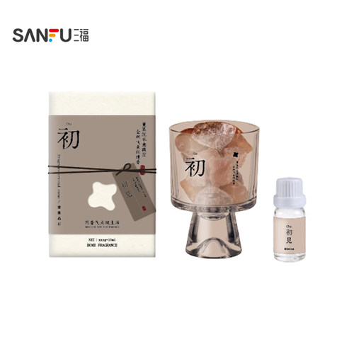 三福CP新国风茶香晶石精油10ml 创意香氛家居香薰857762