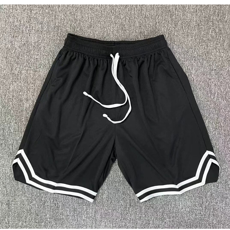美式运动五分短裤青少年网眼速干透气宽松休闲跑步健身训练球裤夏