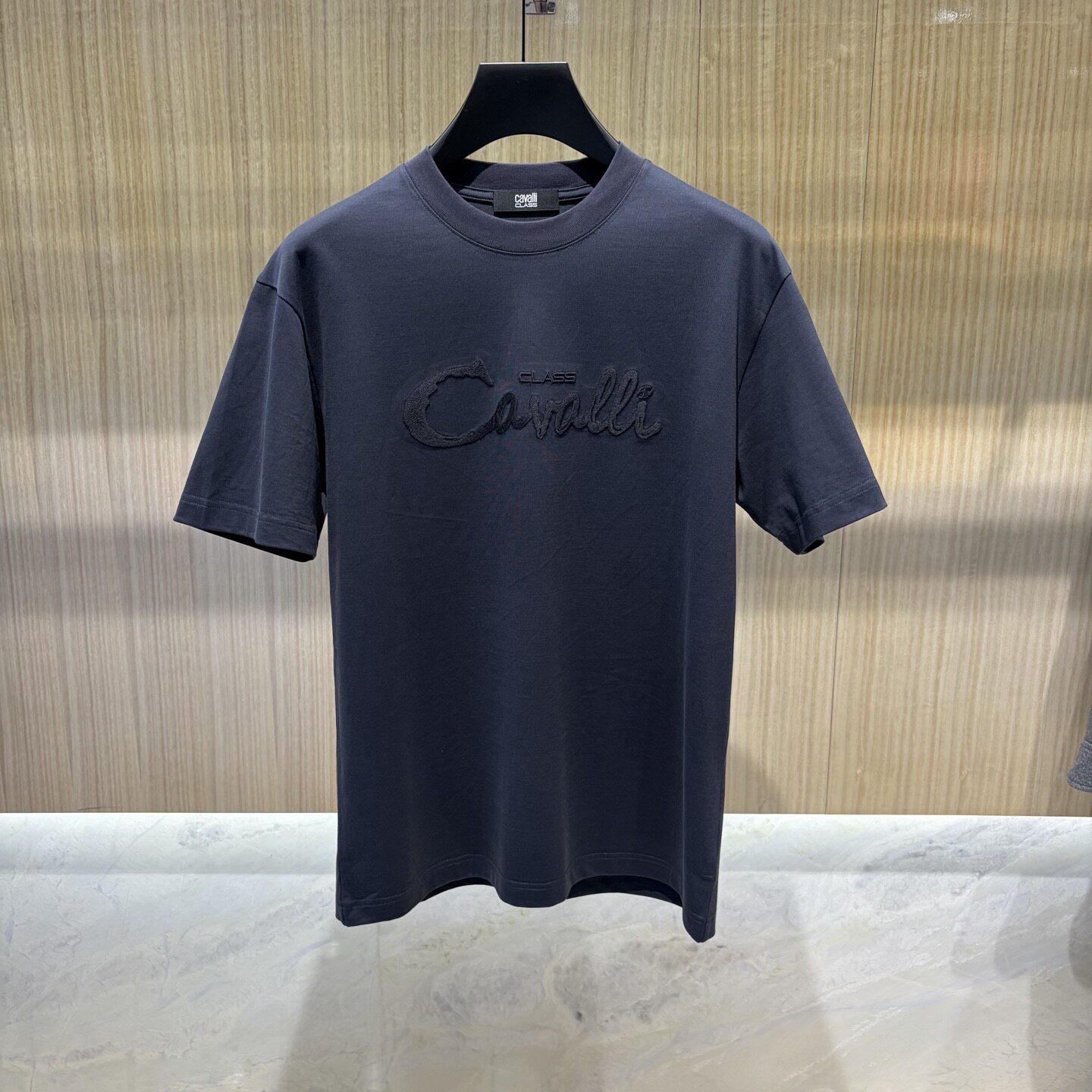 Cavalli Class卡沃利 男装26春夏新款logo字母刺绣男士短袖T恤