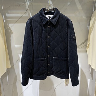 Karl Lagerfeld 25秋冬老佛爷手臂logo字母灯芯绒男士棉夹克外套