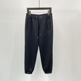 Karl Lagerfeld 25秋冬老佛爷logo字母刺绣男士收脚休闲裤卫裤