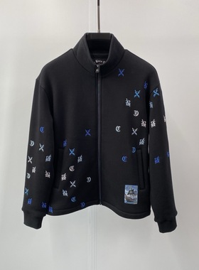 现货Dartin Bonaparto 25秋冬双刀logo字母刺绣男士立领夹克外套