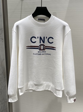 现货CNC男装 25秋冬彩色logo字母印花男士套头卫衣 364002