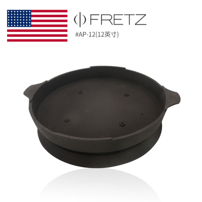 美国原装进口Fretz首饰火枪退火盘12英寸高温黑漆铸铁焊接盘