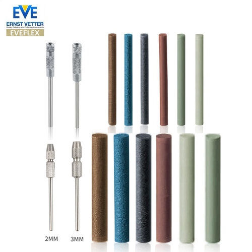 EVE德国橡胶抛光器 EVEFLEX PINS系列2mm3mm抛光牙科硅胶抛光条