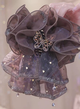 【金箔蝴蝶】小众设计师款蓬松显发量蝴蝶大抓夹轻奢气质时尚发夹