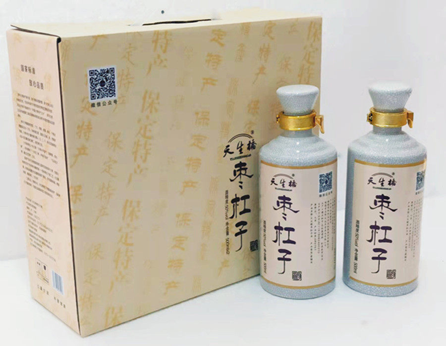阜平特产天生桥枣酒阜平枣酒红枣原浆酒红枣酒纯枣酒枣杠子酒50度