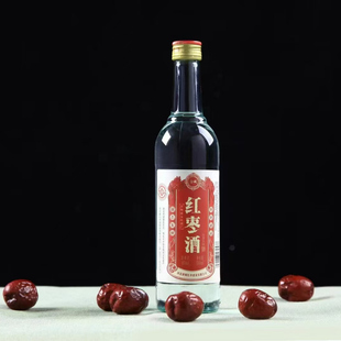 唐城枣酒红枣蒸馏酒红枣原浆酒枣木杠酒，光瓶口粮酒，45度，52度