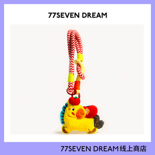 马到平安毛绒公仔书包包挂件情侣百搭挂饰招财小马汽车挂饰送礼物