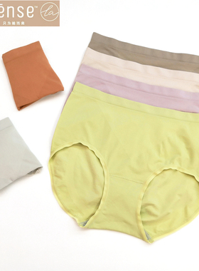22新款她概念轻零裤女士锦纶无痕舒适透气面膜中腰平角内裤18149