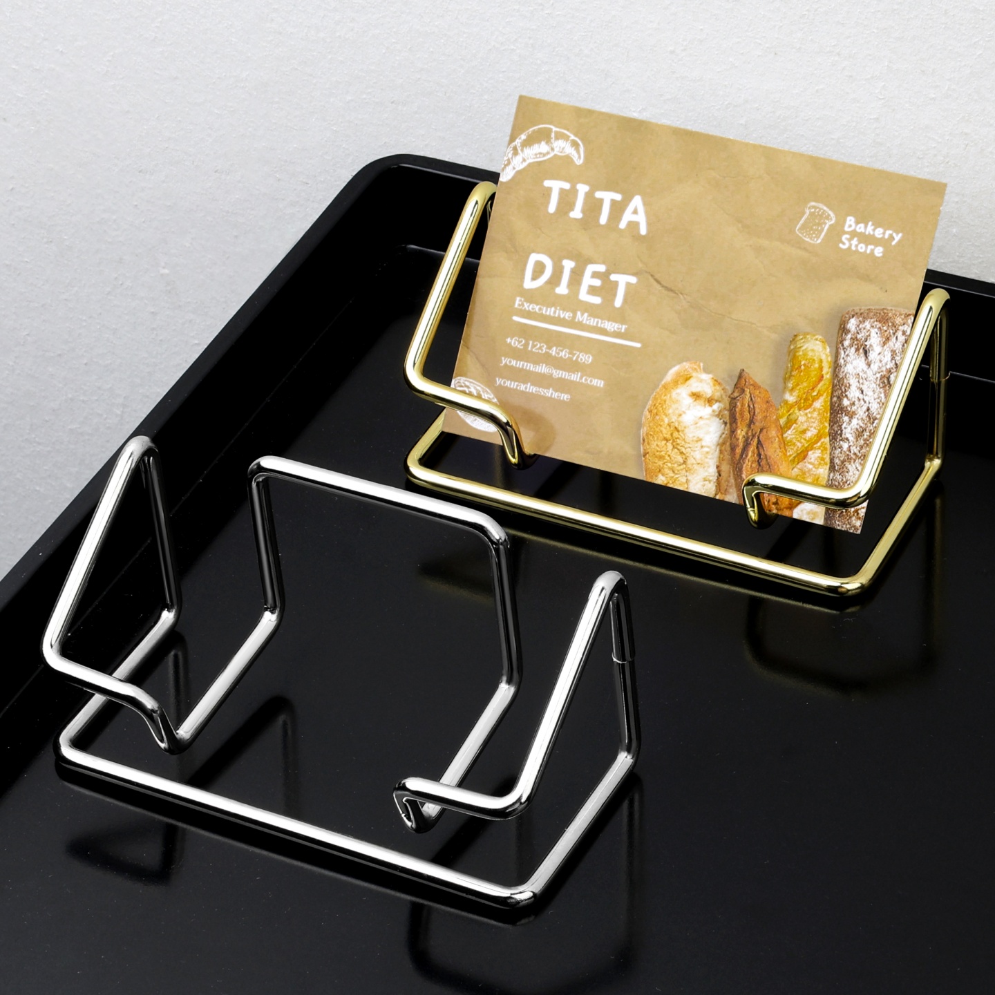 名片盒收纳册卡片支架卡牌底座